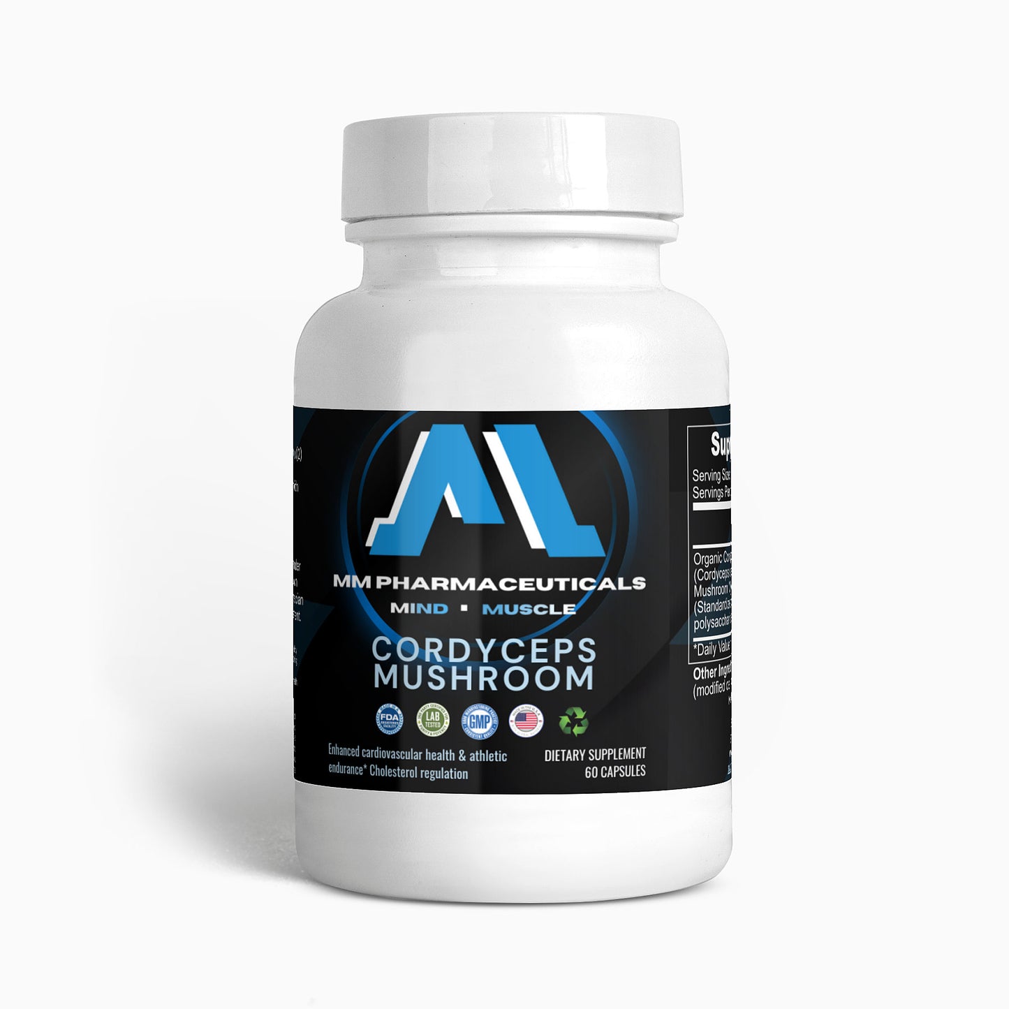 Cordyceps Mushroom Capsules for Energy and Mood